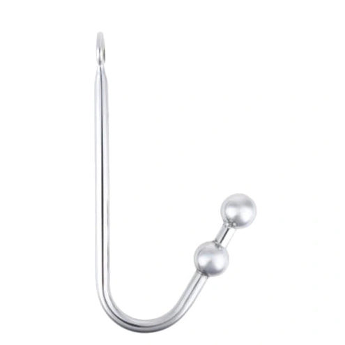 Anal Hooks Two Pleasurable 4417 Balls Stainless Steel Hook Anal 0723